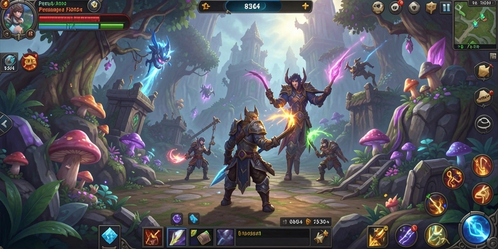 Gameplay menarik dalam 8364 dengan pertarungan yang mengasyikkan.