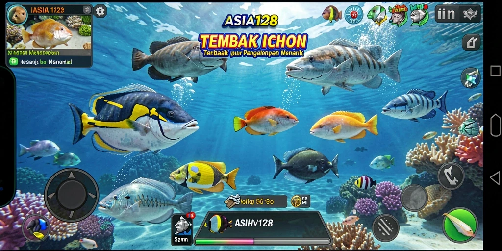 Gameplay seru Tembak Ikan di ASIA128 yang penuh tantangan.
