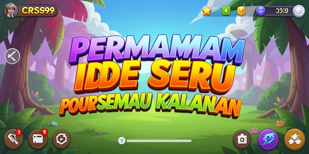 Tampilan gameplay menawan dari CRS99 dengan elemen Idle yang menarik.