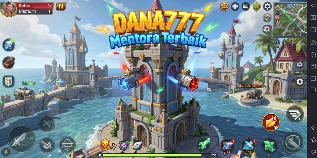 Gameplay DANA777 yang menarik di Tower Defense.