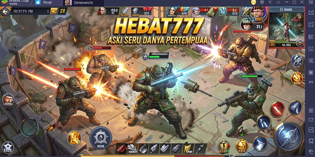Gameplay HEBAT777 yang penuh aksi dan visual menawan.