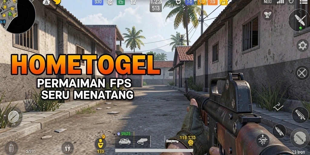Tampilan gameplay menegangkan di HOMETOGEL dengan berbagai aksi bertempur.