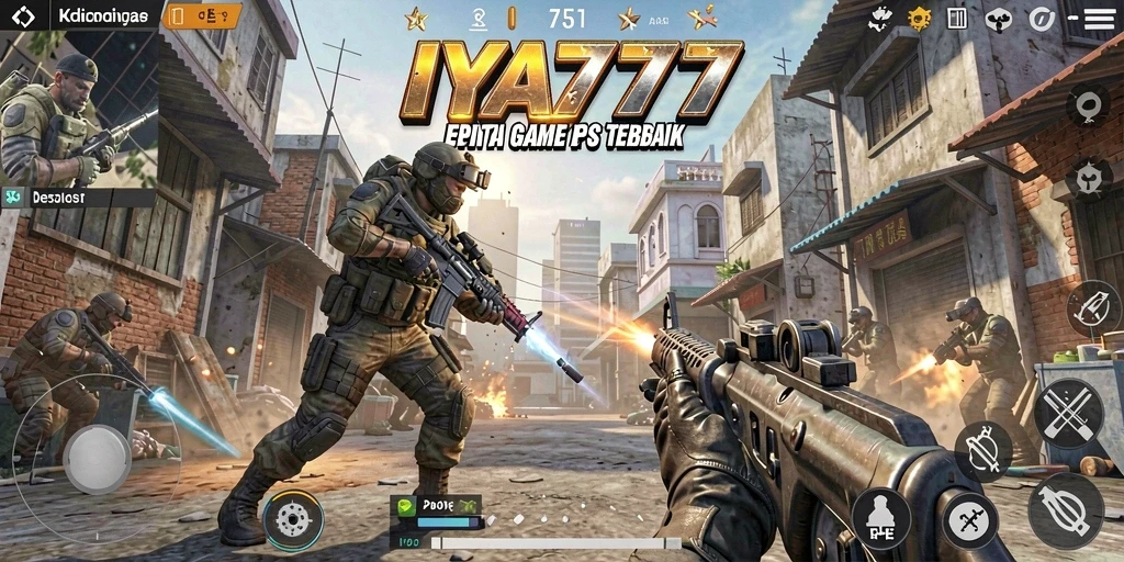 Tampilan gameplay intense di IYA777 dengan aksi menembak yang seru.