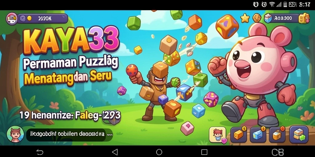 Screenshot utama KAYA33 menampilkan gameplay Puzzle yang menarik.