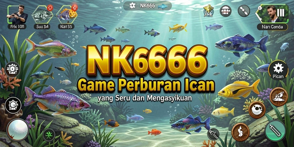Tangkapan layar NK666 menampilkan gameplay memancing yang seru dan mendebarkan.