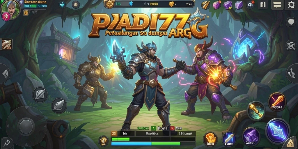 Tangkapan layar gameplay PADI777 yang mendebarkan dengan aksi ARPG