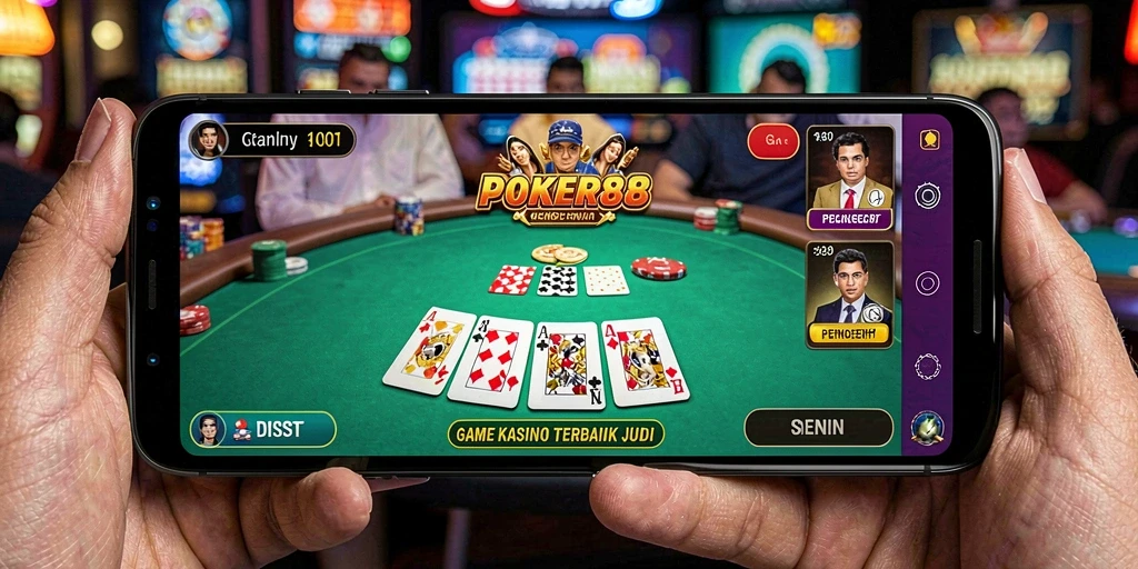 Tampilan gameplay POKER88 yang menarik dan interaktif.