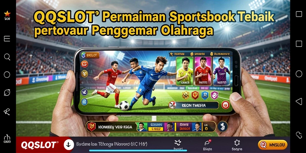 Tampilan gameplay menarik dari QQSLOT saat bertaruh di olahraga.