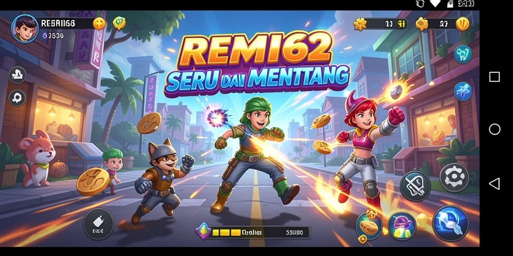 Gameplay seru dari REMI62 yang menampilkan tantangan Arcade.