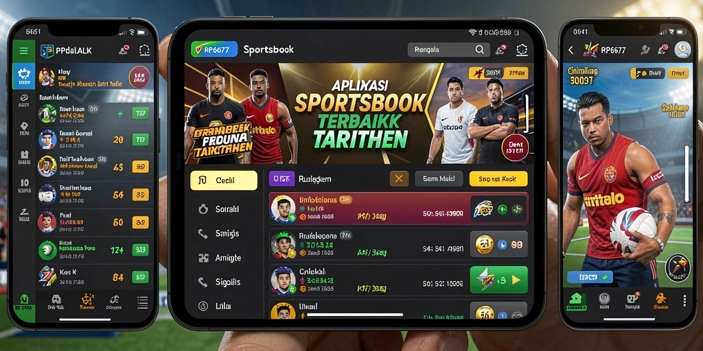 Tampilan menarik dari gameplay Sportsbook RP6677.