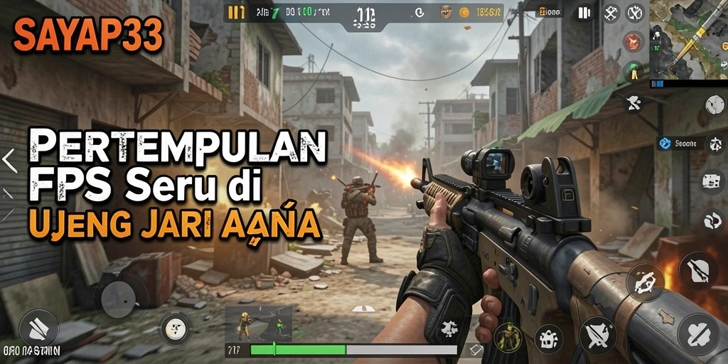 Screenshot menunjukkan pertempuran intens dalam SAYAP33 dengan efek grafis menawan.