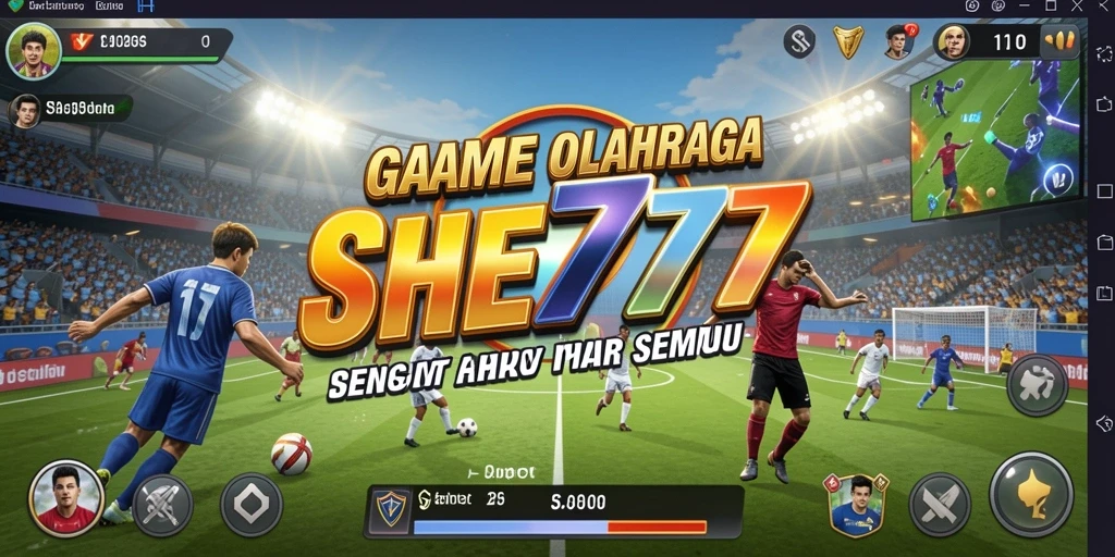 Gameplay menarik dari SHE777 yang menampilkan aksi olahraga.