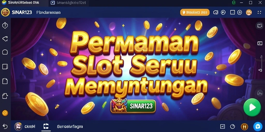 Screenshot gameplay SINAR123 menunjukkan slot yang menarik dan penuh warna.