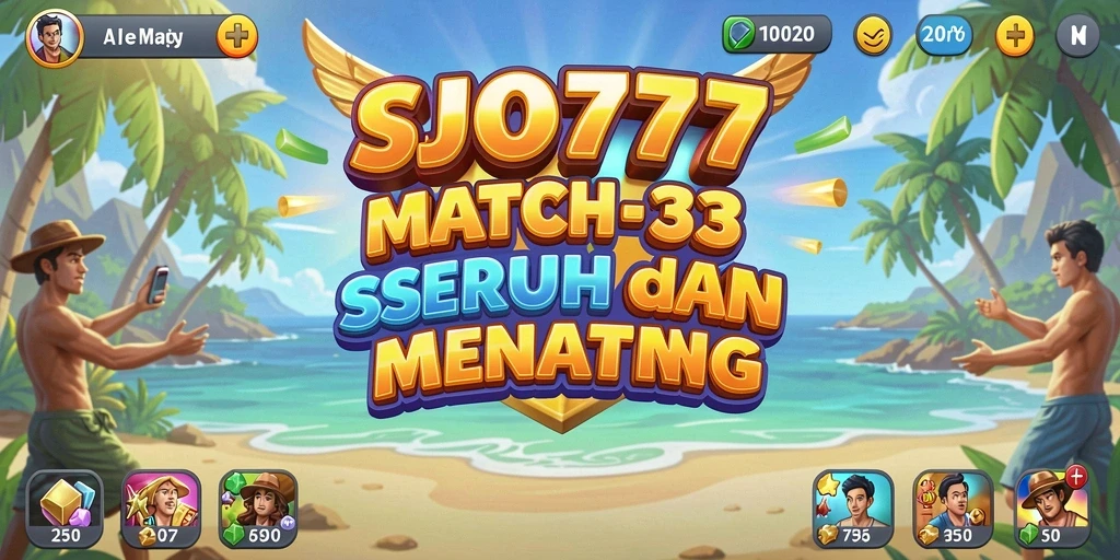 Gameplay seru SJO777 yang menampilkan momen mencocokkan elemen.