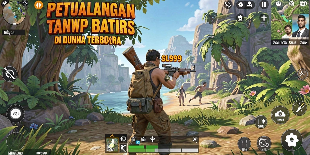 Gameplay SL999 yang memukau dalam dunia terbuka.