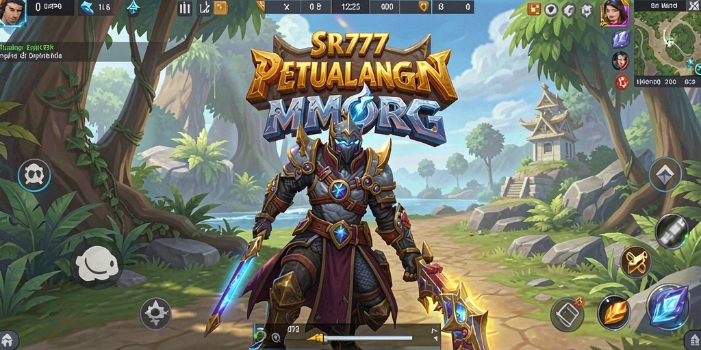Tangkapan layar gameplay <strong>SR777</strong> menampilkan pertempuran epik antar pemain di dunia fantastis.