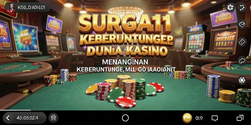 Tampilan gameplay mendebarkan di aplikasi Kasino SURGA11.