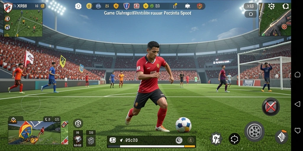 Gameplay <strong>XR88</strong> menampilkan aksi olahraga yang menegangkan dan menyenangkan.